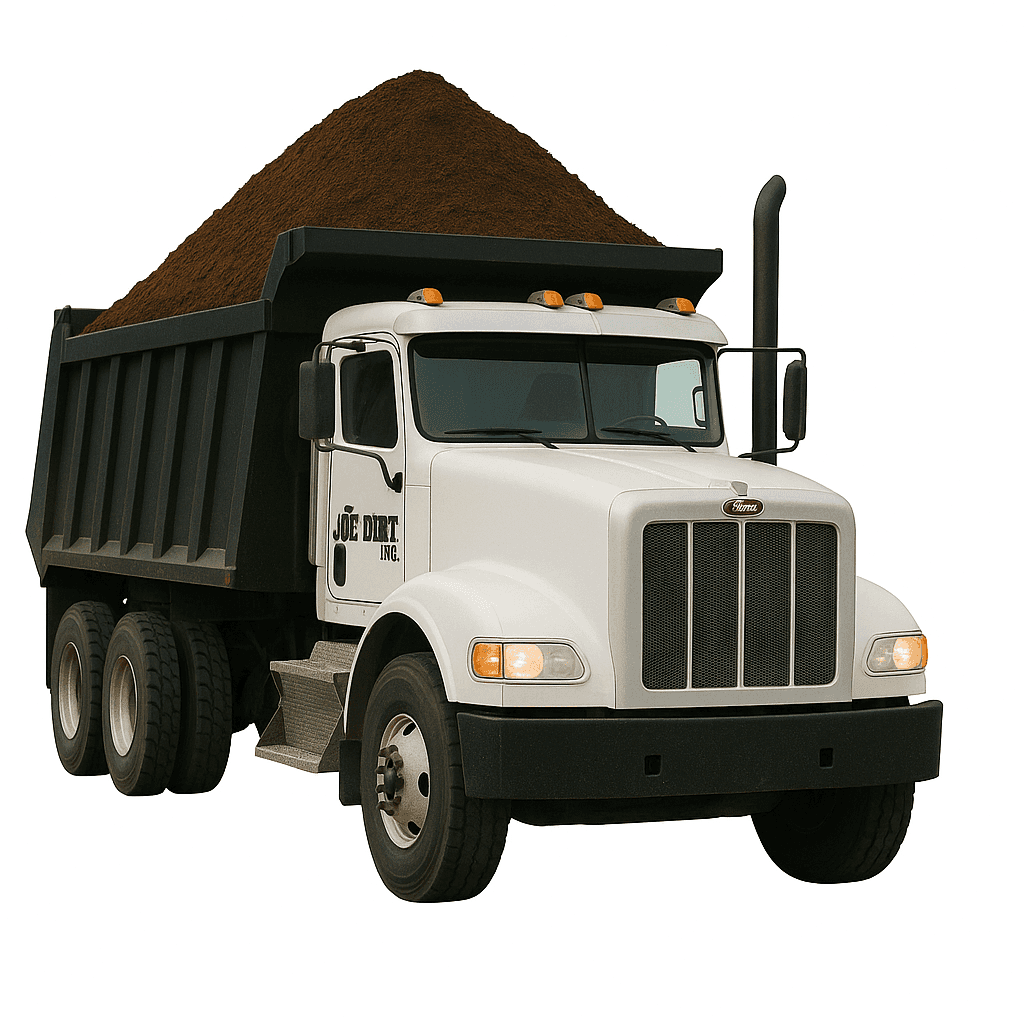 A dump truck used for contract hauling